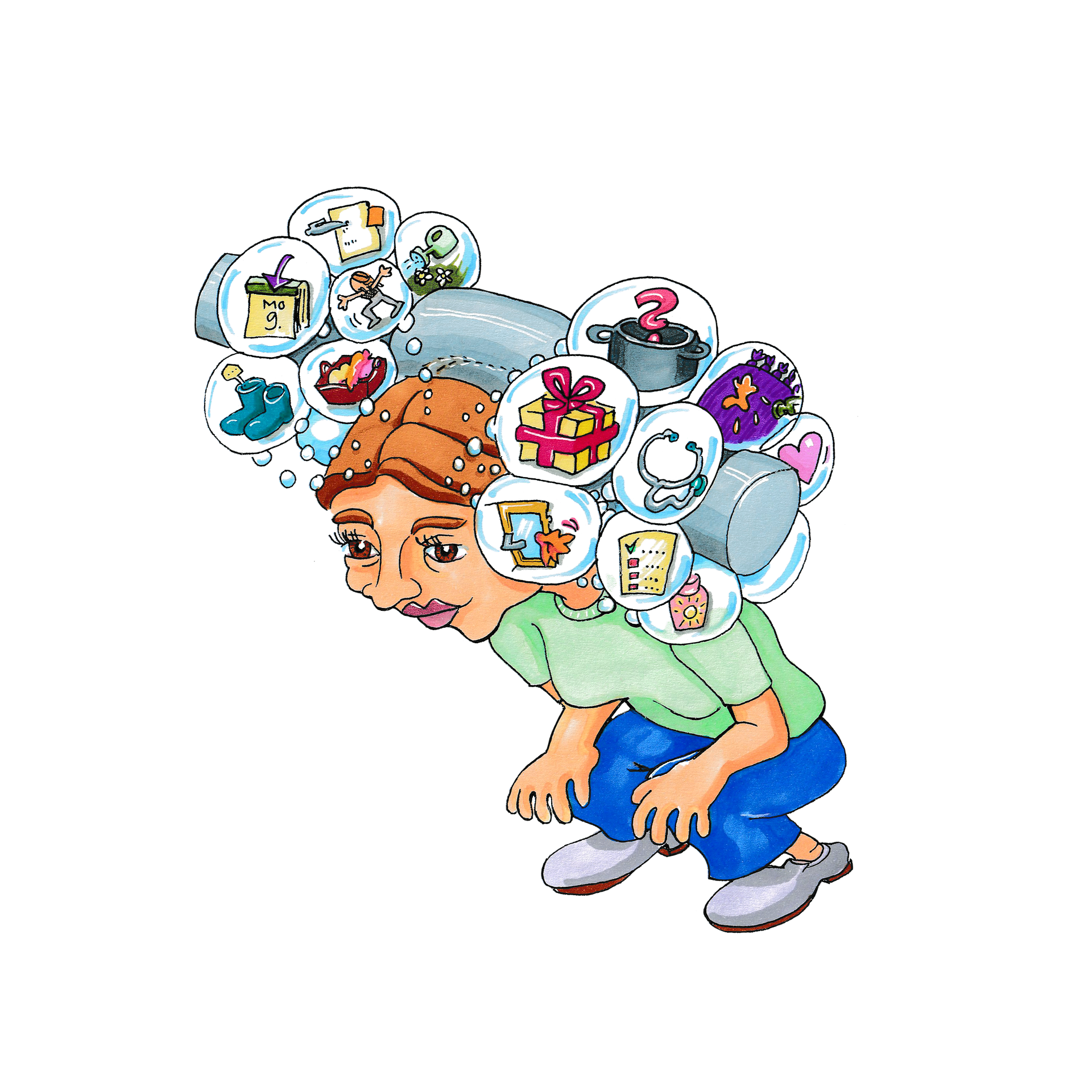 St�ndig an alles denken: Mental Load