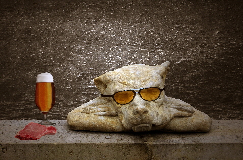 Stressmonster chillt